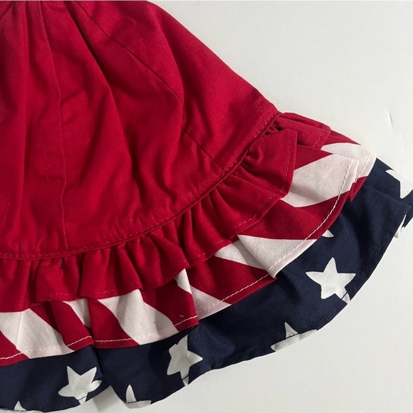 Gymboree • Patriotic Red White Blue Ruffle Hat - Picture 4 of 4